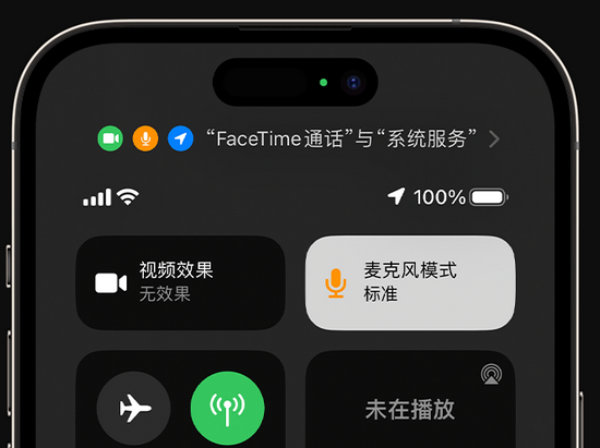 迭部苹果授权维修网点分享iPhone在通话时让你的声音更清晰 